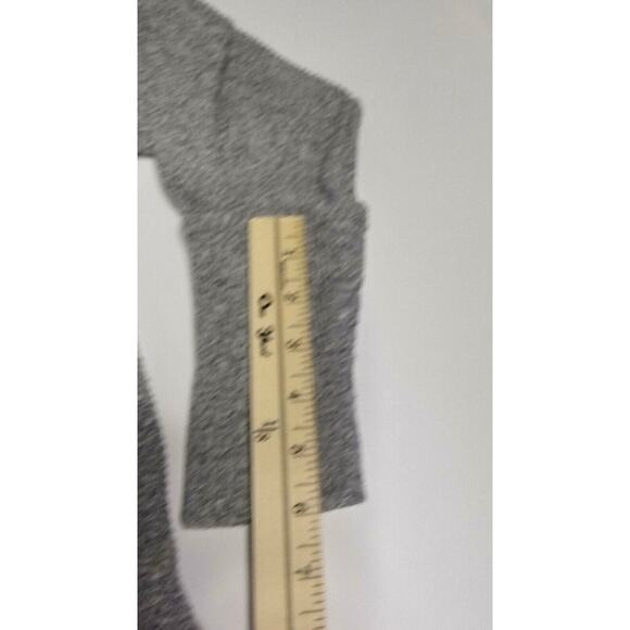 Express Women’s Gray Ribbed Oversized Dolman Sleeve Lightweight Sweater Size L - Picture 6 of 8
